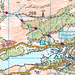 Blackwater Reservoir, Kinlochleven - Route Map