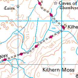 New Luce Map New Luce and the Caves of Kilhern - Route Map