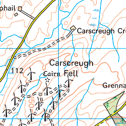 New Luce Map New Luce and the Caves of Kilhern - Route Map