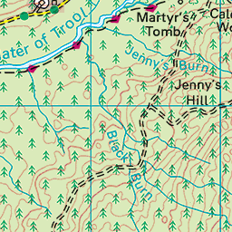 Loch Trool trail, Glen Trool - Route Map