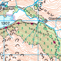 Loch Trool trail, Glen Trool - Route Map