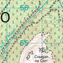 Loch Rannoch Forest walk - Route Map