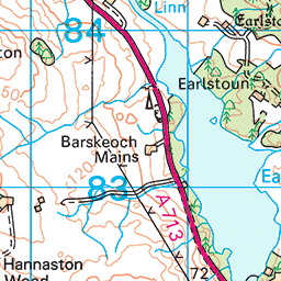 Watson Bird Walk, St John's Town of Dalry - Route Map