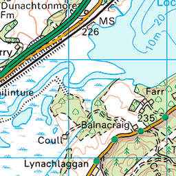 Feshiebridge, Uath Lochans and Loch Insh - Route Map