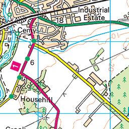 River Nairn circuit, Nairn - Route Map