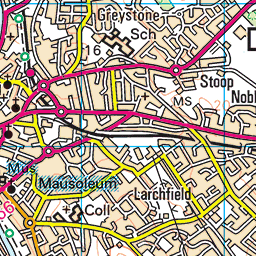 Burns walk circular, Dumfries - Route Map