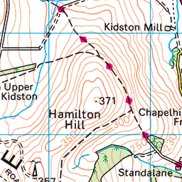 Glentress circuit from Peebles - Route Map