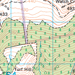 Bennachie: Oxen Craig and Mither Tap - Route Map