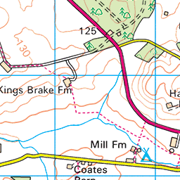 Little Wolford Stratford on Avon parish map SWC