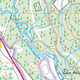 Kinloch Forest And Leitir Fura - Route Map