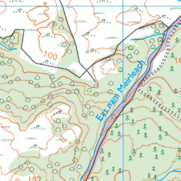 Fearnoch Forest walk, near Taynuilt - Route Map