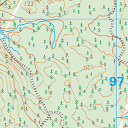 Fearnoch Forest walk, near Taynuilt - Route Map