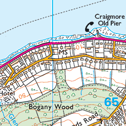 Rothesay and Canada Hill - Route Map