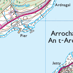 Arrochar - Tarbet link path - Route Map