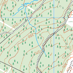 Plodda Falls, near Tomich - Route Map