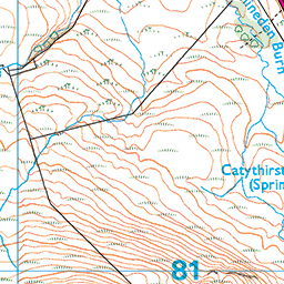 The Whangie, Kilpatrick Hills - Route Map