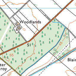 Cawdor Burn circular, Cawdor - Route Map