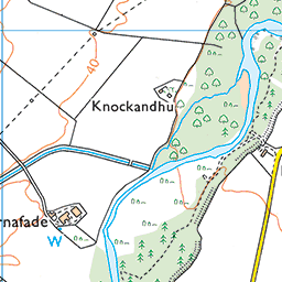 Cawdor Burn circular, Cawdor - Route Map