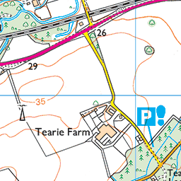 Brodie Castle and Pond Route Map