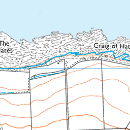 Castletown: the Flagstone Trail and the Battery - Route Map