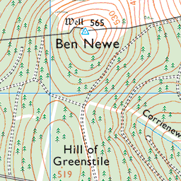 Ben Newe, Strathdon - Route Map