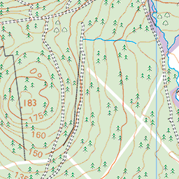 Millstone Hill, near Bennachie - Route Map