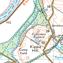 River Tweed and Lees circuit, Coldstream - Route Map