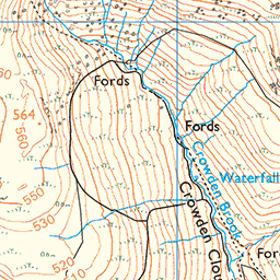 Pennine Way Os Map Printer Friendly Os Map - Ldp Walk 13 - Pennine Way - Swc