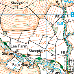 Pennine Way Map Pdf Printer Friendly Os Map - Ldp Walk 13 - Pennine Way - Swc