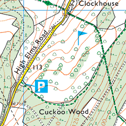 High Elms Country Park Map High Elms Country Park